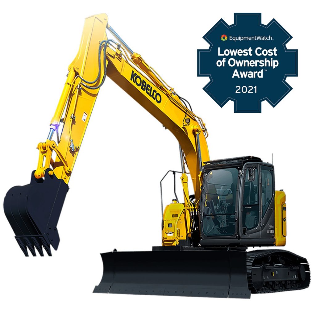 KOBELCO wins EquipmentWatch Award for Lowest Cost of Ownership